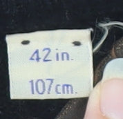 Cochranes of Chester Men's Black Wool V-Neck Jumper L