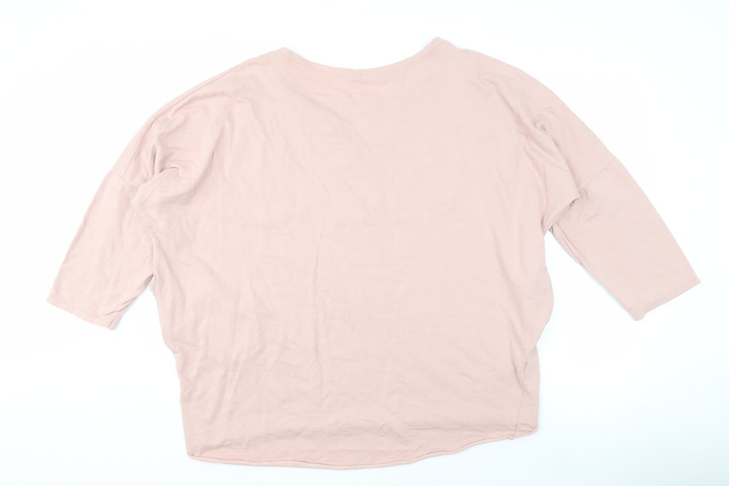 Quiz Women's Pink T-Shirt, Rhinestone Stars, Size L