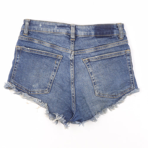 H&M Women’s Blue Cut-Off Denim Shorts Size 8