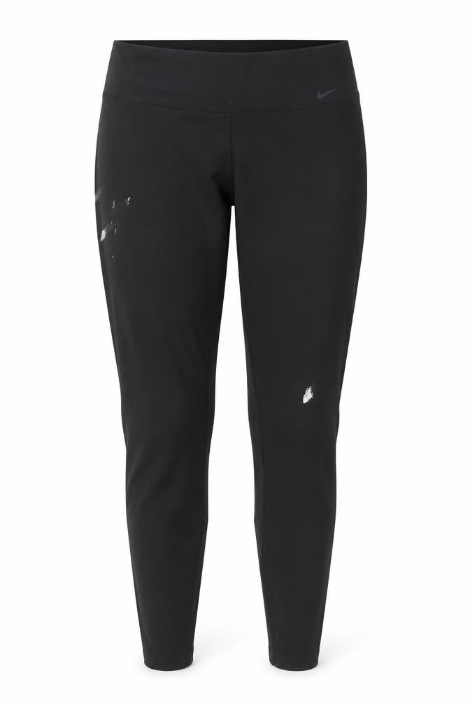 Front view of Nike Women's Black Leggings L Running Gym Training