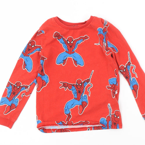 Marks and Spencer Boys Red Spider-Man Pyjama Top 4-5 Years