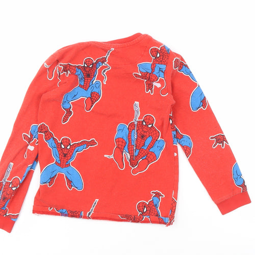 Marks and Spencer Boys Red Spider-Man Pyjama Top 4-5 Years