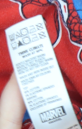 Marks and Spencer Boys Red Spider-Man Pyjama Top 4-5 Years