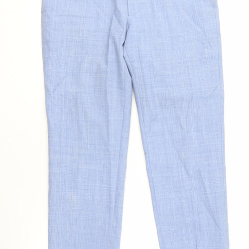 French Connection Men's Blue Trousers, Size 32, Regular Fit
