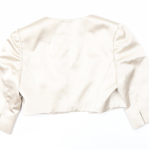 Coast Women's Ivory Suit Jacket Size 10, Formal Cropped