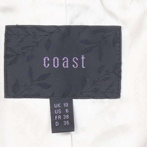 Coast Women's Ivory Suit Jacket Size 10, Formal Cropped