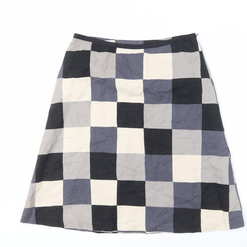 Laura Ashley Women's Multicoloured A-Line Skirt UK 12