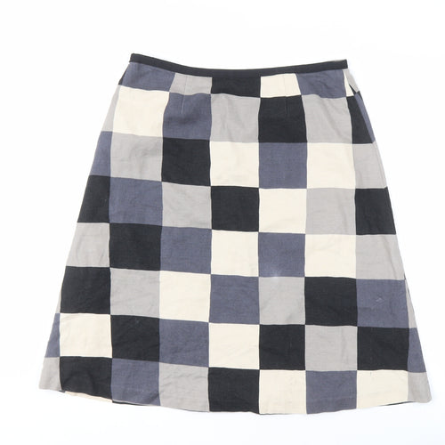 Laura Ashley Women's Multicoloured A-Line Skirt UK 12