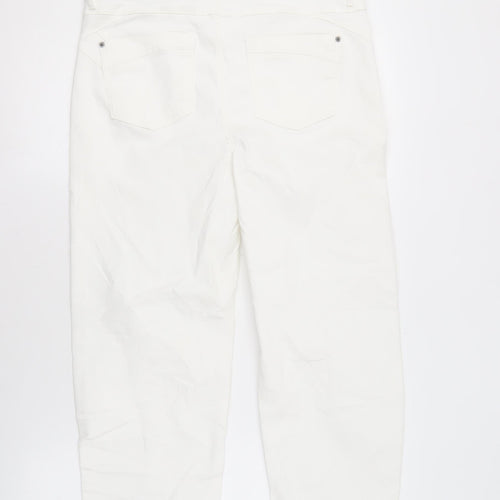 Marks and Spencer Women’s White Straight Jeans Size 16