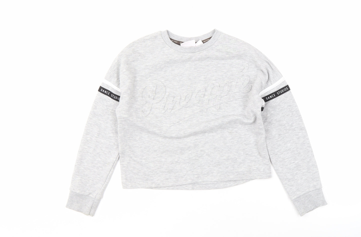 Pineapple Girls Grey Pullover Sweatshirt, Graphic Print, Dance