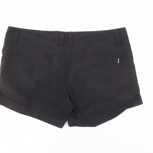 Bench Women's Black Casual Shorts Size 12 Relaxed Fit