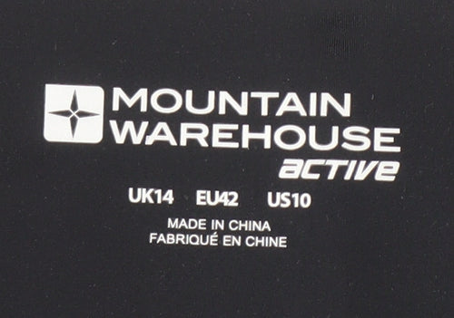 Mountain Warehouse Women's Black Leggings Size 14