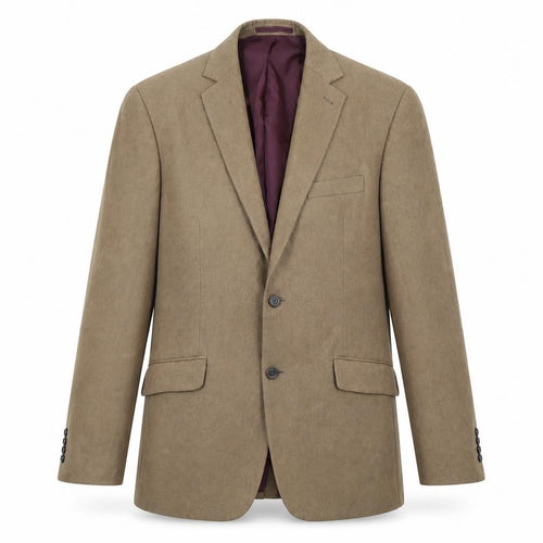 Jack Reid Men's Brown 40 Long Regular Fit Blazer