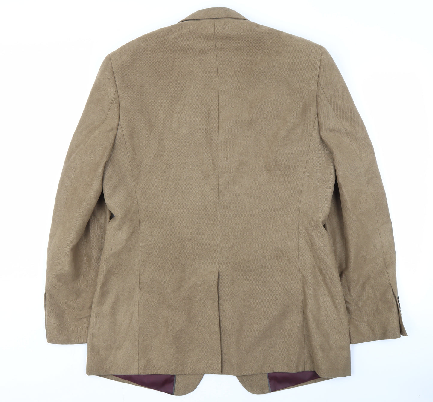 Jack Reid Men's Brown 40 Long Regular Fit Blazer