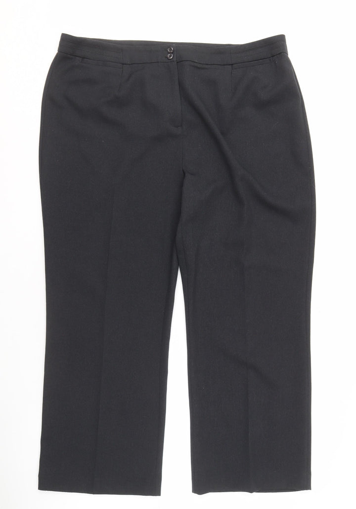 Island Women’s Black Trousers Size 22