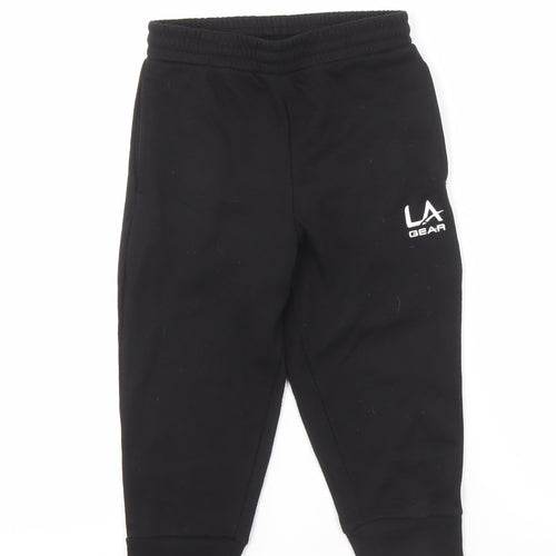LA Gear Girls Black Sweatpants - Size 10 Years