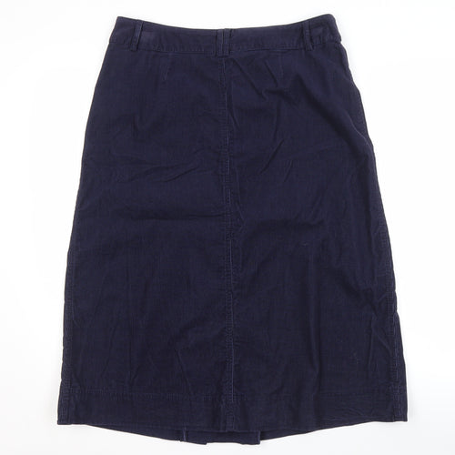 Marks and Spencer Blue Midi Pencil Skirt UK 12