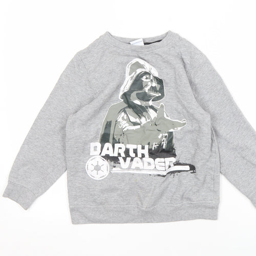 Star Wars Boys Grey Darth Vader Pullover Sweatshirt 2-3 Years