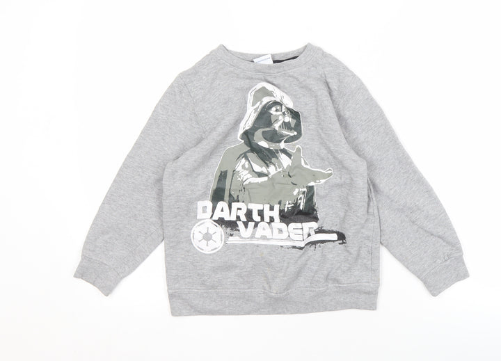 Star Wars Boys Grey Darth Vader Pullover Sweatshirt 2-3 Years