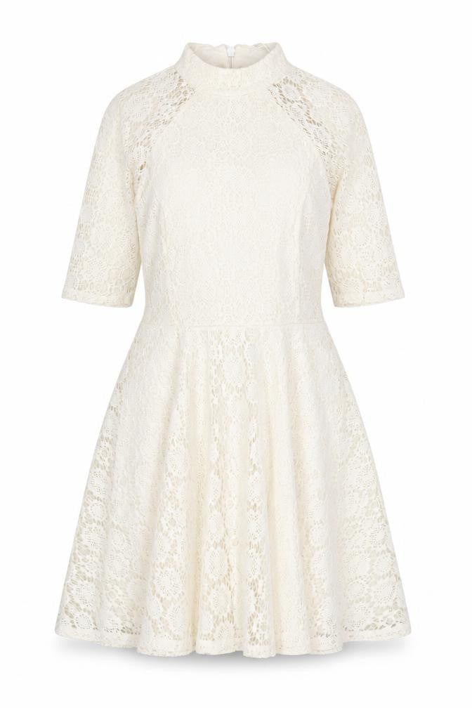 Miss Selfridge Women's Ivory Lace Dress Size 10