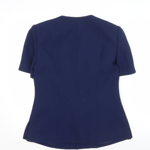 Kasper Women's Blue Blazer Size 10, Short Sleeve