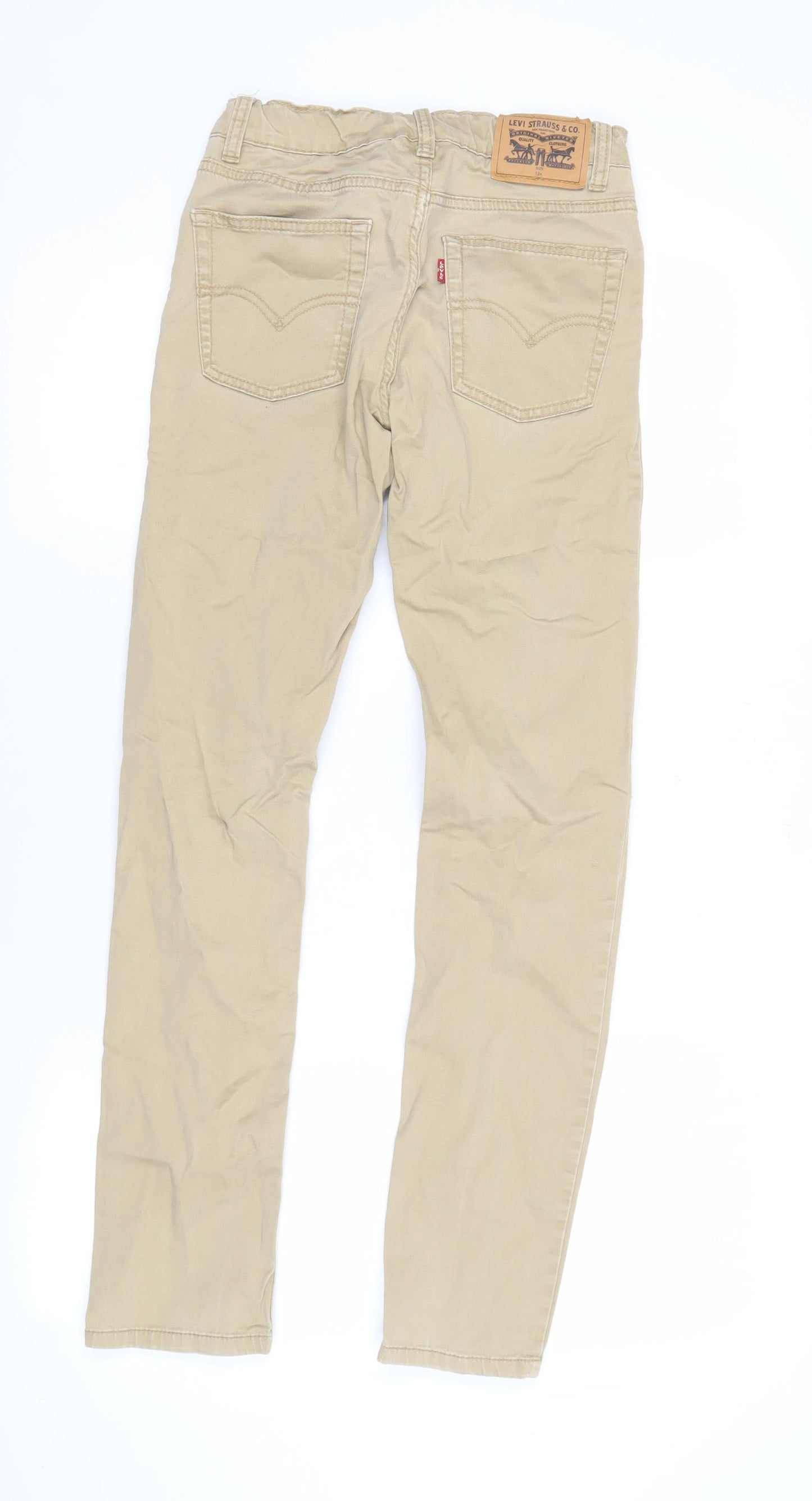 Levi's Boys Beige Skinny Trousers 12 Years