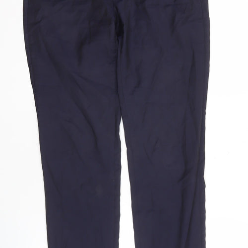 Massimo Dutti Men's Blue Trousers Size 32