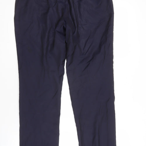 Massimo Dutti Men's Blue Trousers Size 32