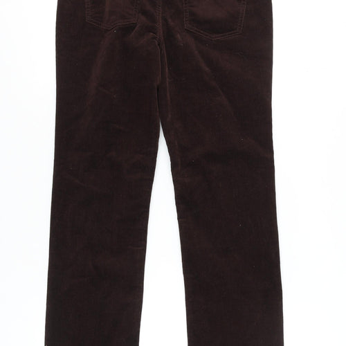 Marks & Spencer Women's Brown Corduroy Trousers Size 12
