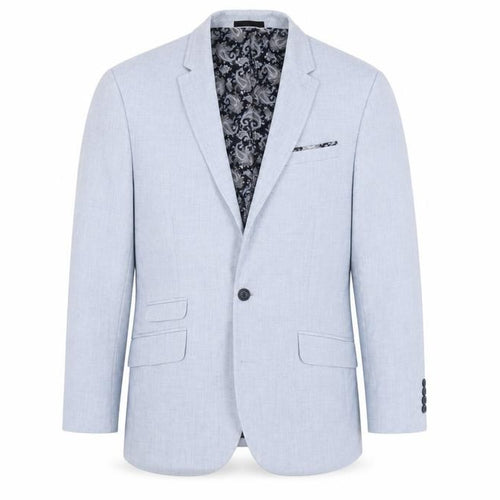 Villain Men's Blue Regular Fit Blazer 44R Jacket