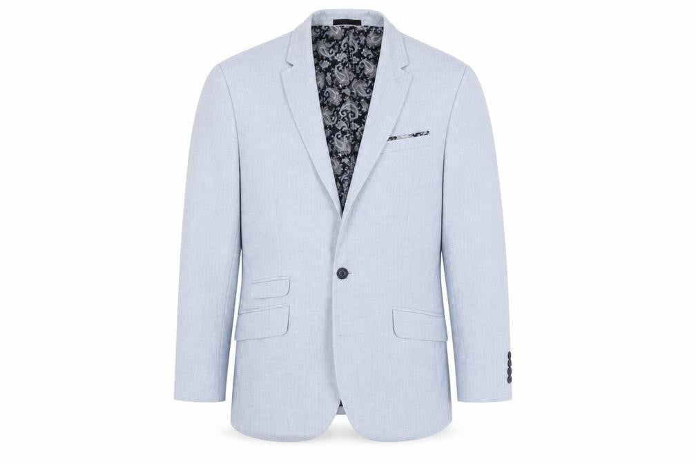 Villain Men's Blue Regular Fit Blazer 44R Jacket