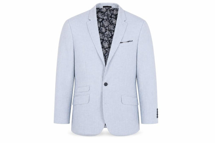 Villain Men's Blue Regular Fit Blazer 44R Jacket