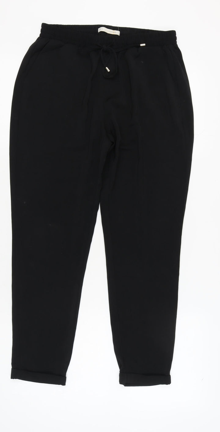 Sfera Women's Black Jogger Trousers, Size M, Casual