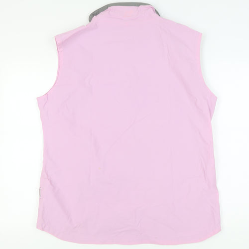 Target Dry Women's Pink Waterproof Waistcoat Size 18