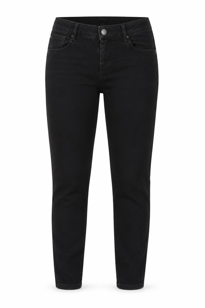 Front view of ASOS Women's Black Skinny Jeans M Slim