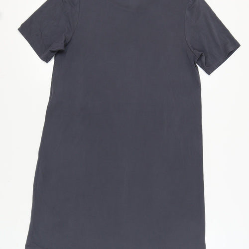 Pieces Women's Grey T-Shirt Dress, L, Casual Style