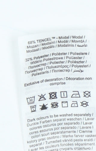 Pieces Women's Grey T-Shirt Dress, L, Casual Style