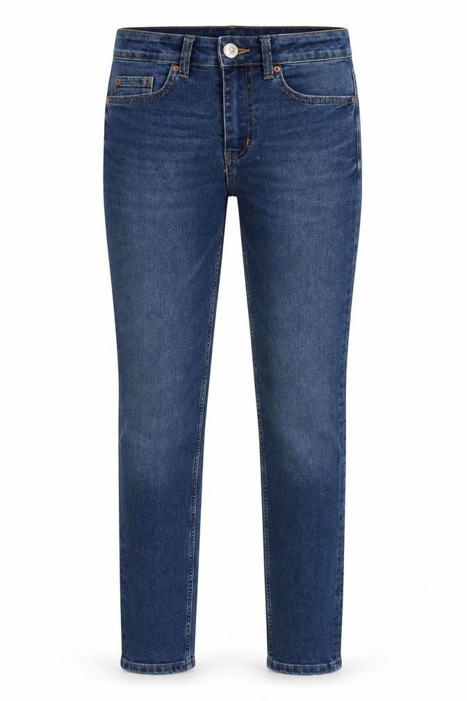 Front view of Marks & Spencer Women's Blue Skinny Jeans, size 6
