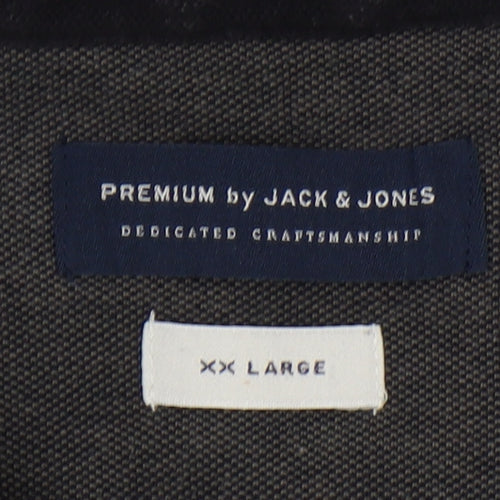 Jack & Jones Men’s Black Polo Shirt 2XL