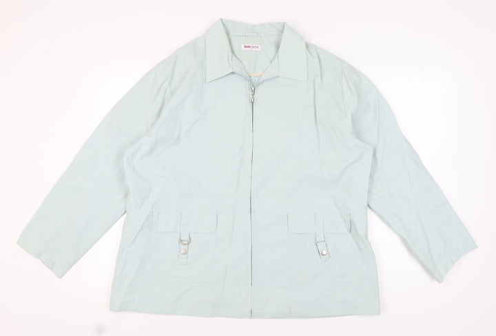 Bonmarché Women's Blue XL Basic Jacket