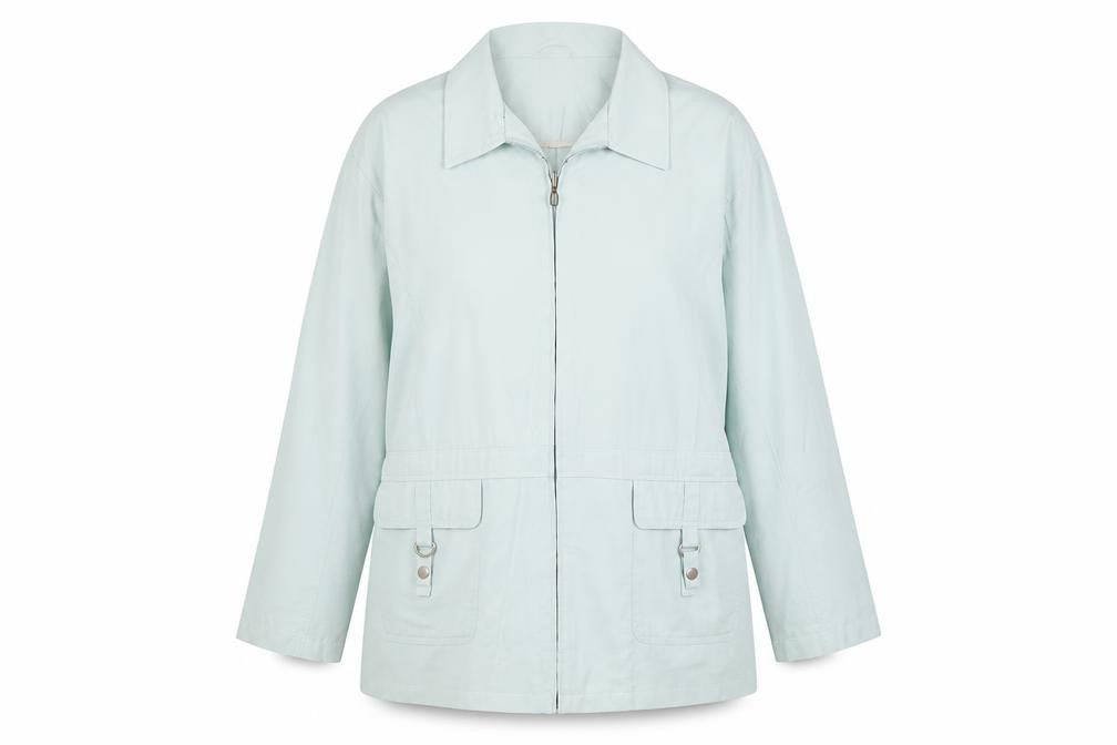 Front view of Bonmarché Women's Blue XL Basic Jacket