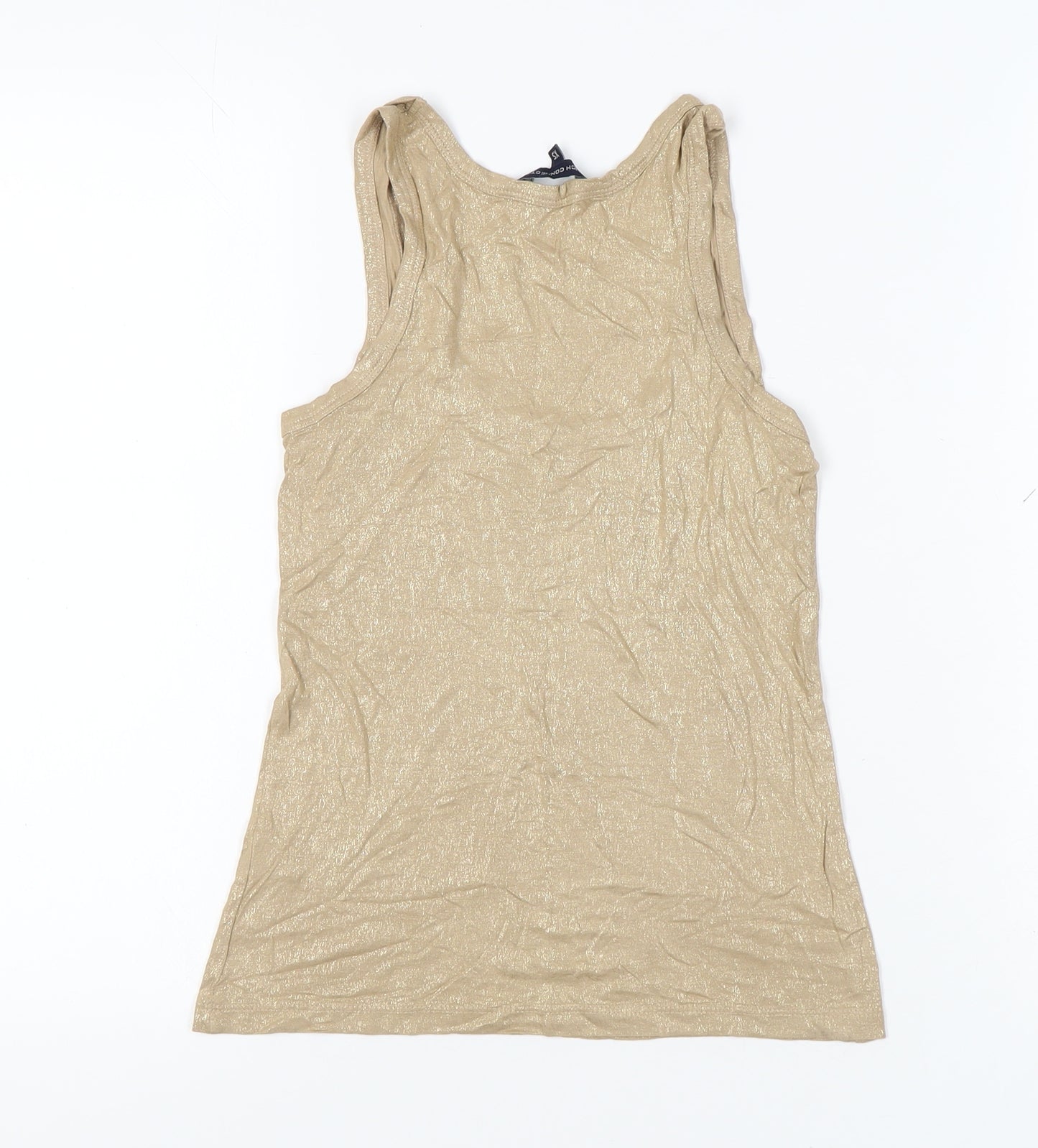 French Connection Women's Beige XS Stretch Tank Top