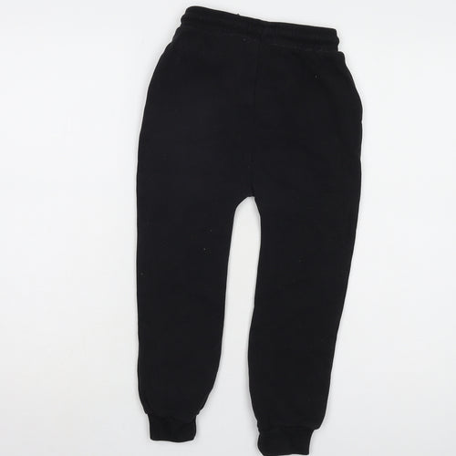 Next Boys Black Dinosaur Jogger Trousers 6-7 Years