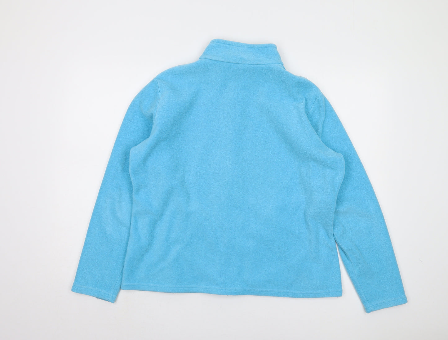 Marks and Spencer Women's Blue Fleece Zip Jacket Size 16