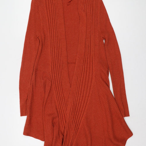 Marks and Spencer Women's Orange Open Front Cardigan Size 18
