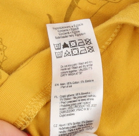 Jurassic World Boys Yellow Elastic Waist Trousers 5-6 Years