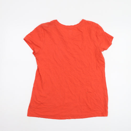 GAP Women's Red Basic T-Shirt L