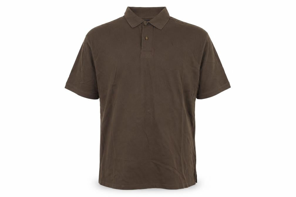 Front view of James Pringle Men's Brown 2XL Polo Shirt