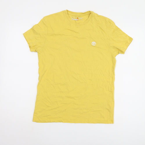 Timberland Men’s Yellow Slim Fit T-Shirt - Size M