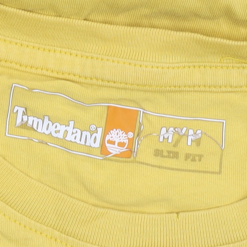 Timberland Men’s Yellow Slim Fit T-Shirt - Size M